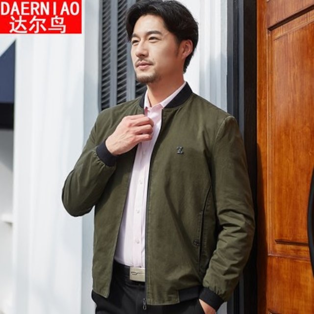 [해외]W143D32 중년 남성 자켓 재킷 얇은 섹션 2018 새로운 봄과 가을 잘 생긴 30 목화 사업 40 세의 50 남자